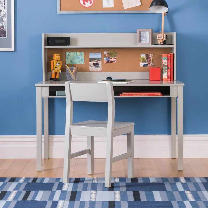 Kids Study Table: 44'' W Desk With Chair