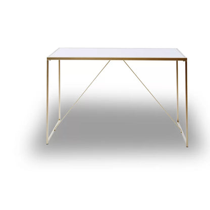 Kids Study Table: 47.24'' Desk Gold