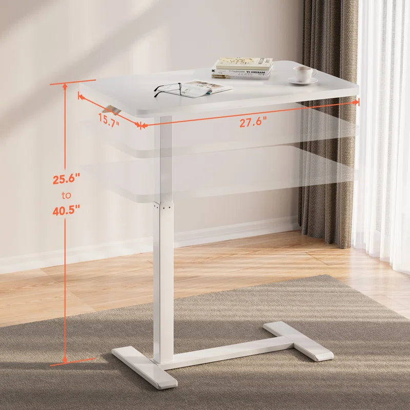 Kids Study Table: Overbed Table with Wheels