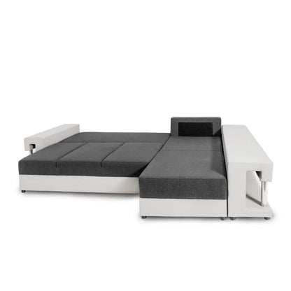 L Shape Sofa Cum Bed: Gray Sofa Bed For Living Room