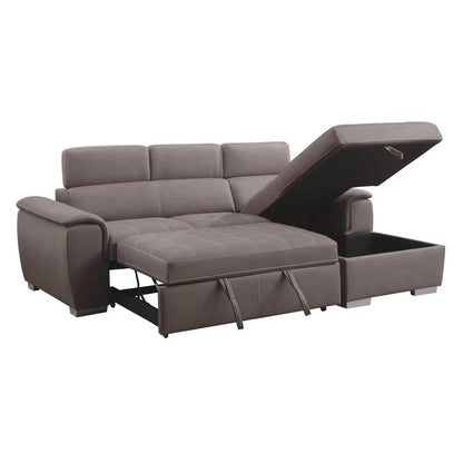 Leather Sectional Sofa Bed