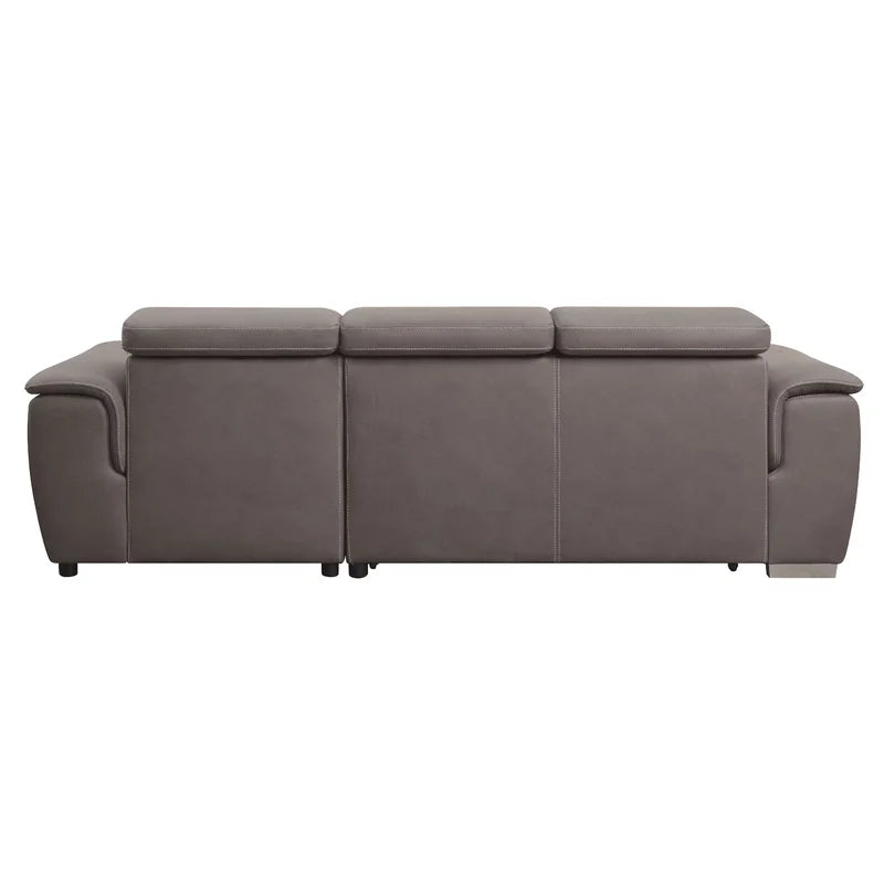 L Shape Sofa Cum Bed: Leather Sectional Sofa Bed