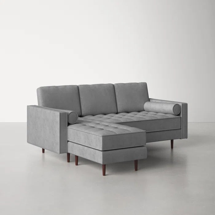 L Shape Sofa Set: 84" Wide Reversible Sofa and Chaise