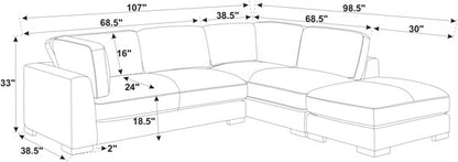 L Shape Sofa Set: Comfortable Large Seating L-Shape Sofa