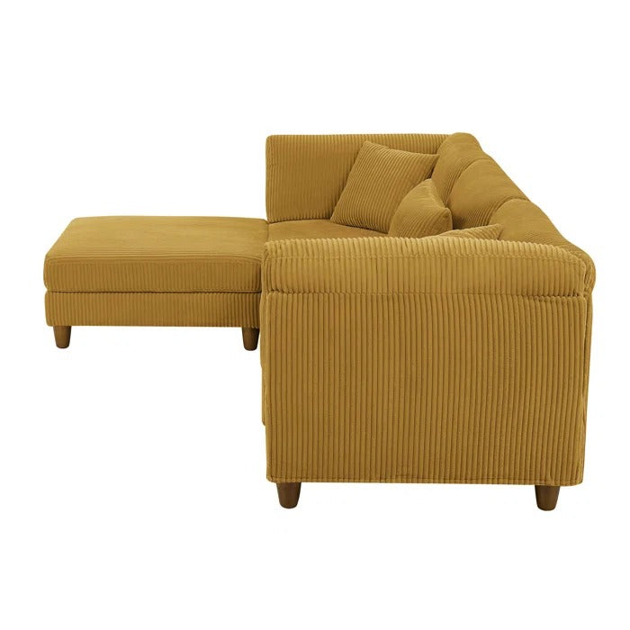 L Shape Sofa Set: Cozy Modular Sectional Blends Modern Style