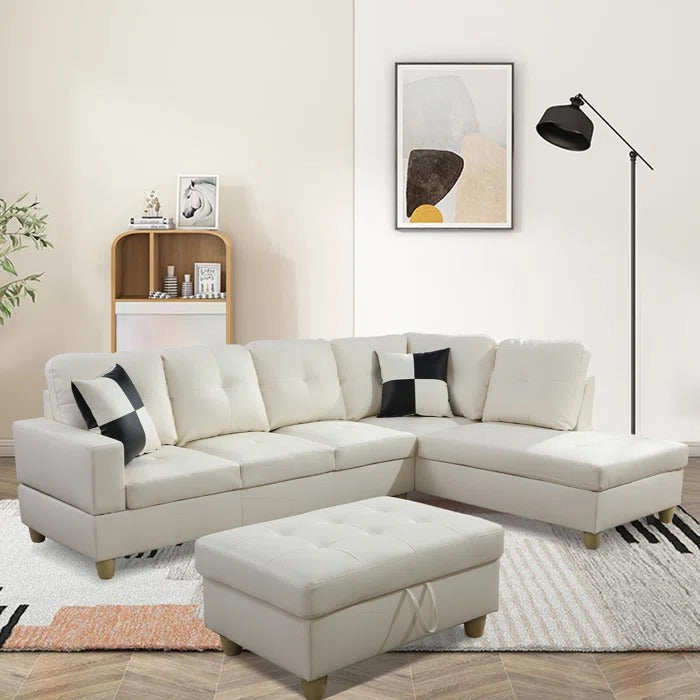 L Shape Sofa Set: Elegant Contemporary Sofa