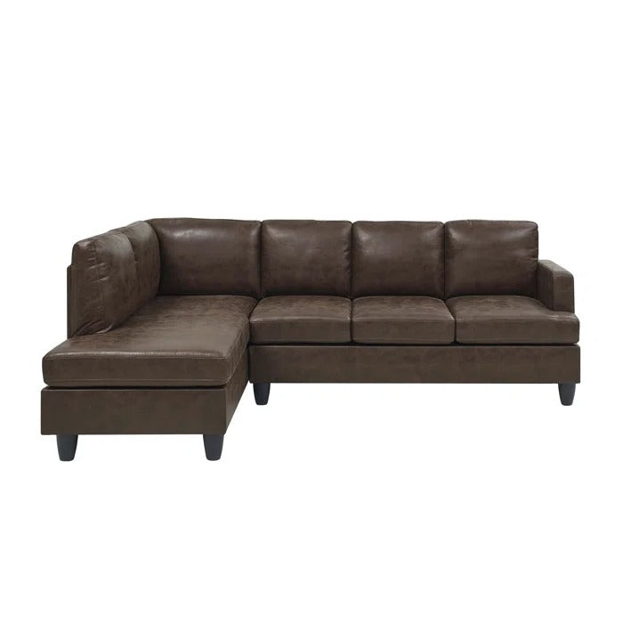 L Shape Sofa Set: Left-Hand-Facing, Sofa-and-Chaise Sectional