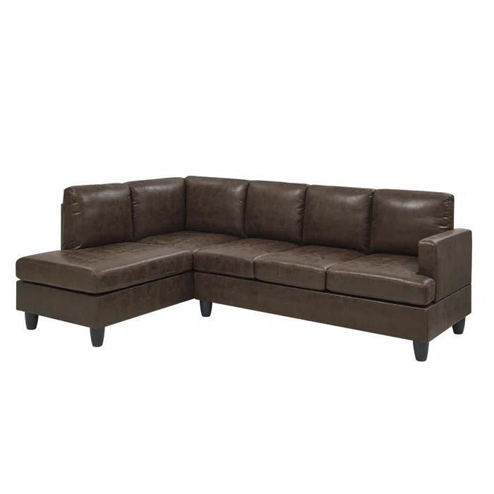 L Shape Sofa Set: Left-Hand-Facing, Sofa-and-Chaise Sectional