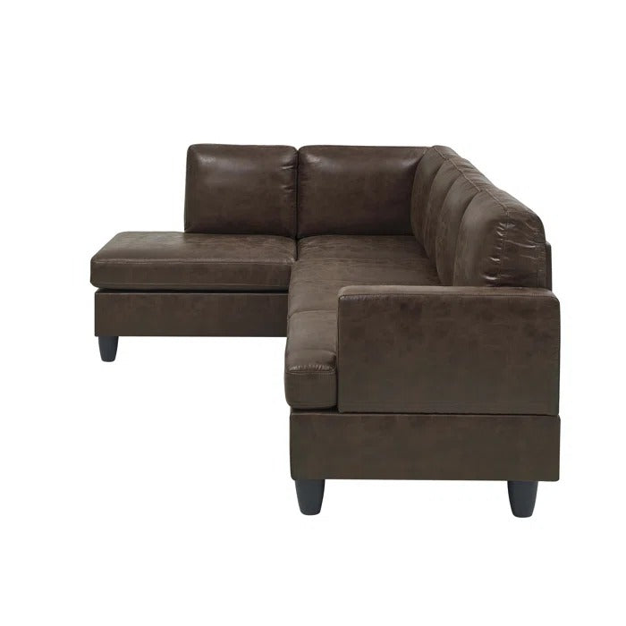 L Shape Sofa Set: Left-Hand-Facing, Sofa-and-Chaise Sectional