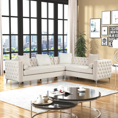 L Shape Sofa Set: Luxurious & Beautiful Sofa Set