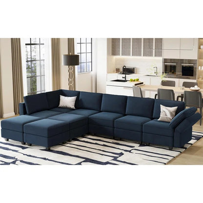 L Shape Sofa Set: Luxury, Fashion, and Elegant Velvet Sectional Sofa