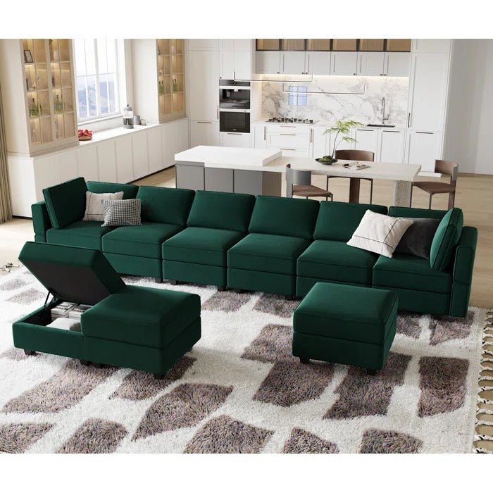 L Shape Sofa Set: Luxury, Fashion, and Elegant Velvet Sectional Sofa