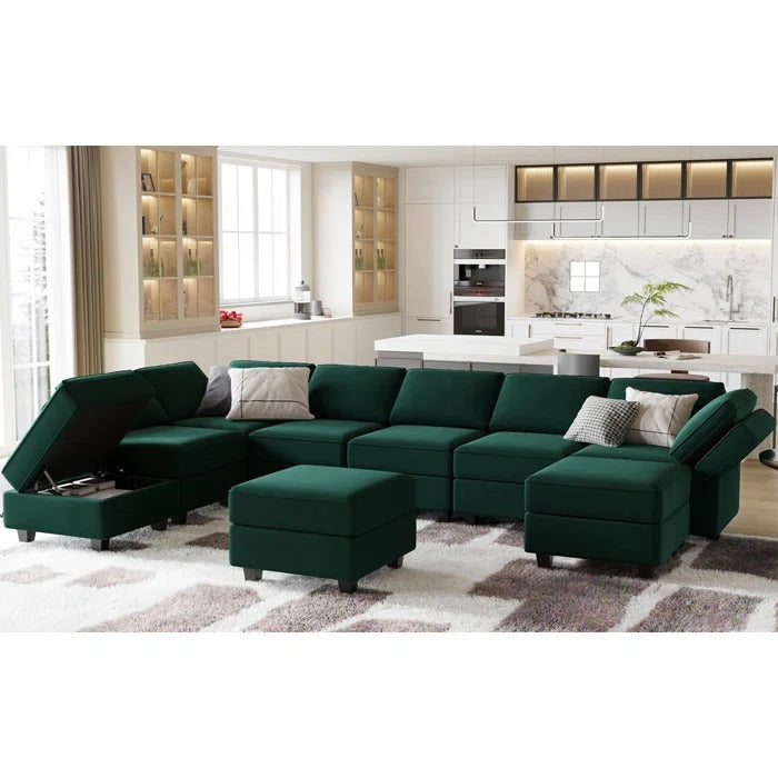 L Shape Sofa Set: Luxury, Fashion, and Elegant Velvet Sectional Sofa