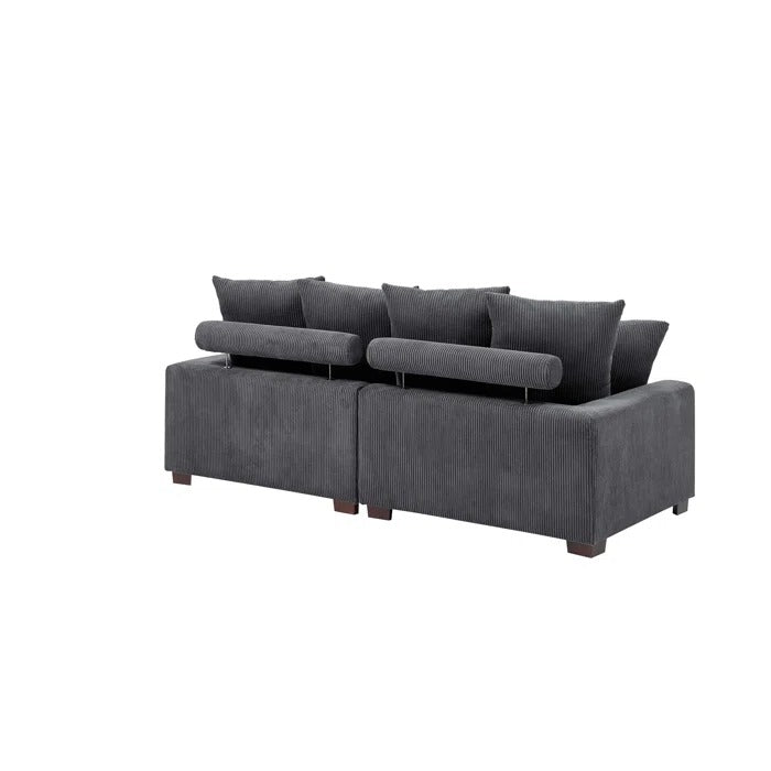 L Shape Sofa Set: Modular Sectional Set Adds Extra Seating