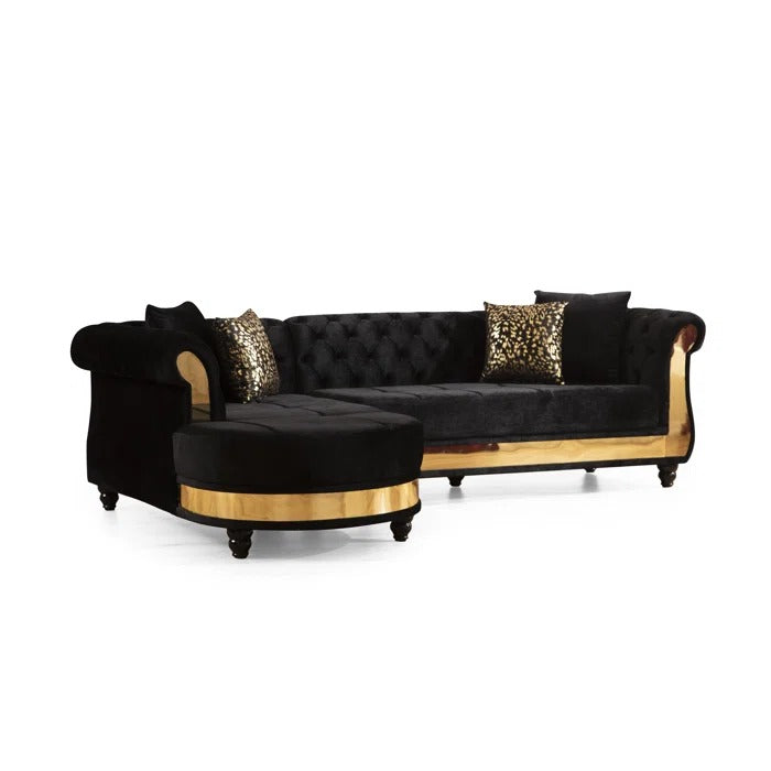 L Shape Sofa Set: Piece Upholstered Sectional