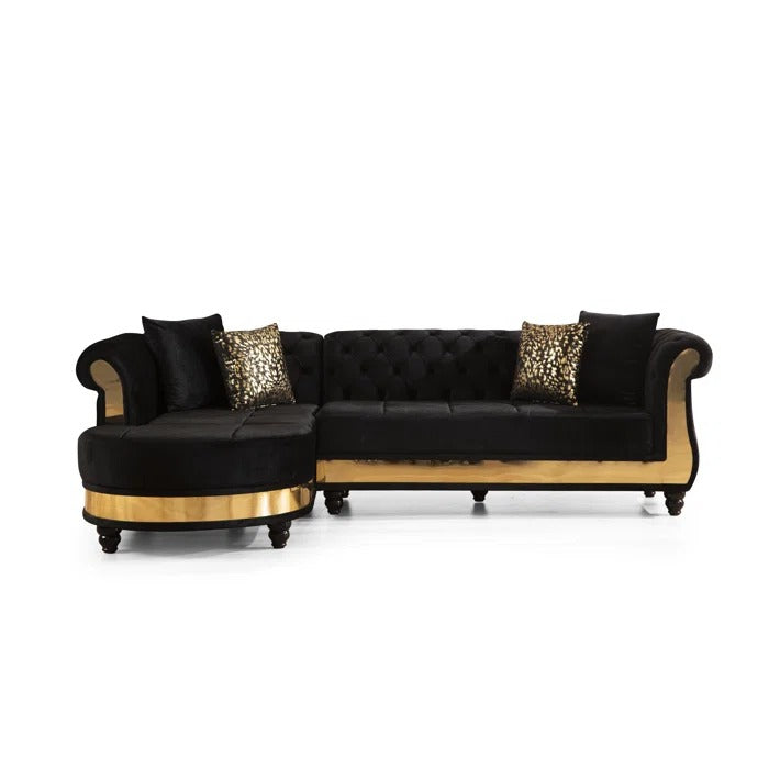 L Shape Sofa Set: Piece Upholstered Sectional