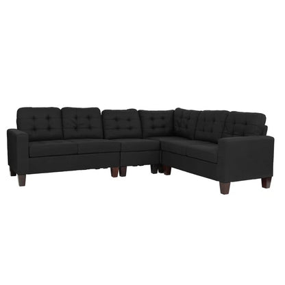 L Shape Sofa Set: Reversible Corner Design Sofa