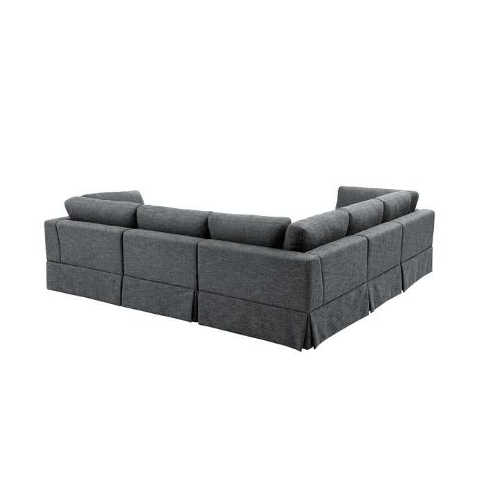 L Shape Sofa Set:  Reversible Corner Sectional