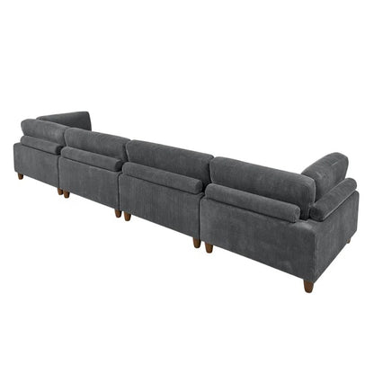 L Shape Sofa Set: Reversible Corner Sectional L Shape Sofa