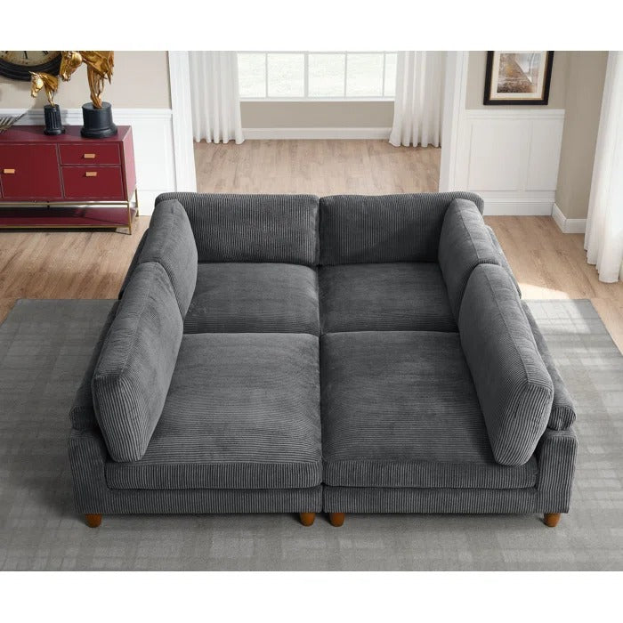 L Shape Sofa Set: Reversible Corner Sectional L Shape Sofa