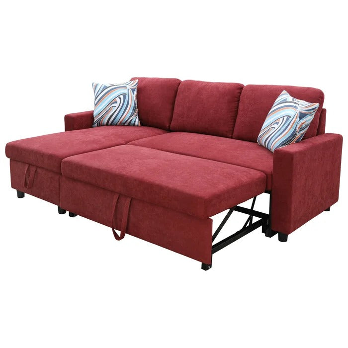 L Shape Sofa Set: Reversible Sleeper Sectional Sofa