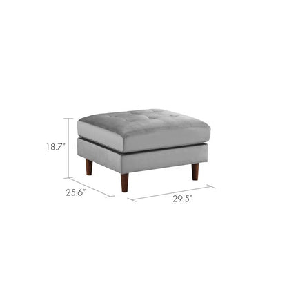 L Shape Sofa Set: Reversible Sofa & Chaise with Ottoman