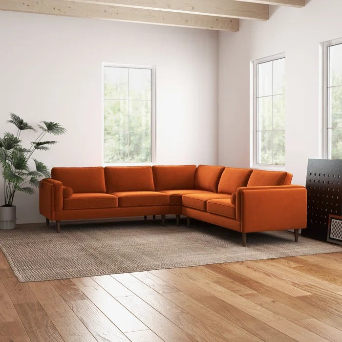 L Shape Sofa Set: Symmetrical Corner Sectional Sofa