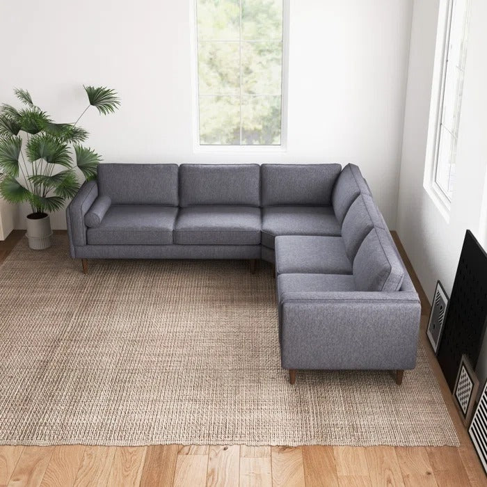 L Shape Sofa Set: Symmetrical Corner Sectional Sofa