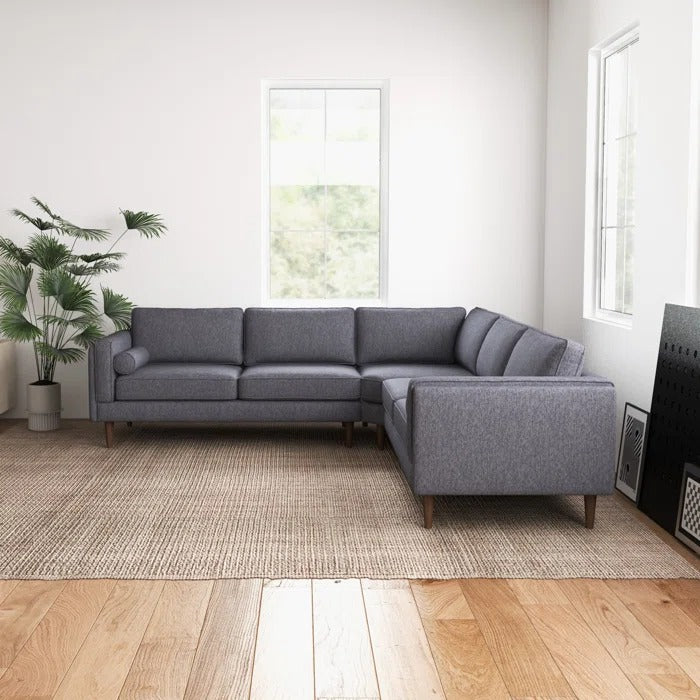 L Shape Sofa Set: Symmetrical Corner Sectional Sofa