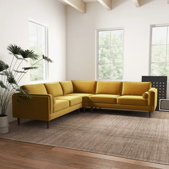 L Shape Sofa Set: Symmetrical Corner Sectional Sofa