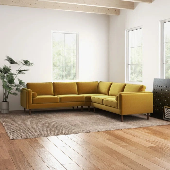 L Shape Sofa Set: Symmetrical Corner Sectional Sofa