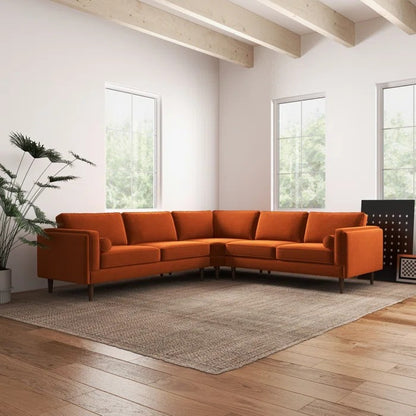 L Shape Sofa Set: Symmetrical Corner Sectional Sofa