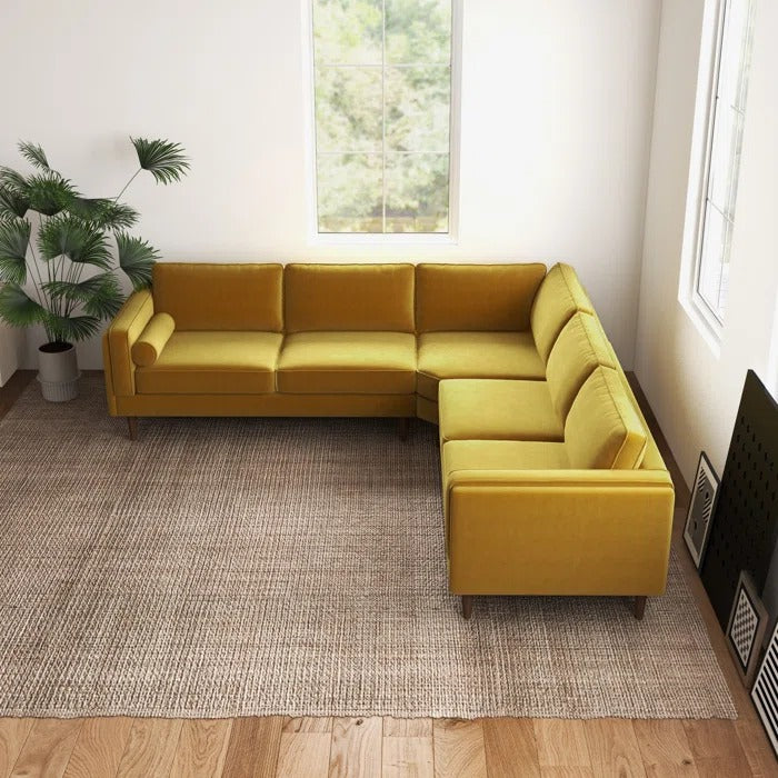 L Shape Sofa Set: Symmetrical Corner Sectional Sofa