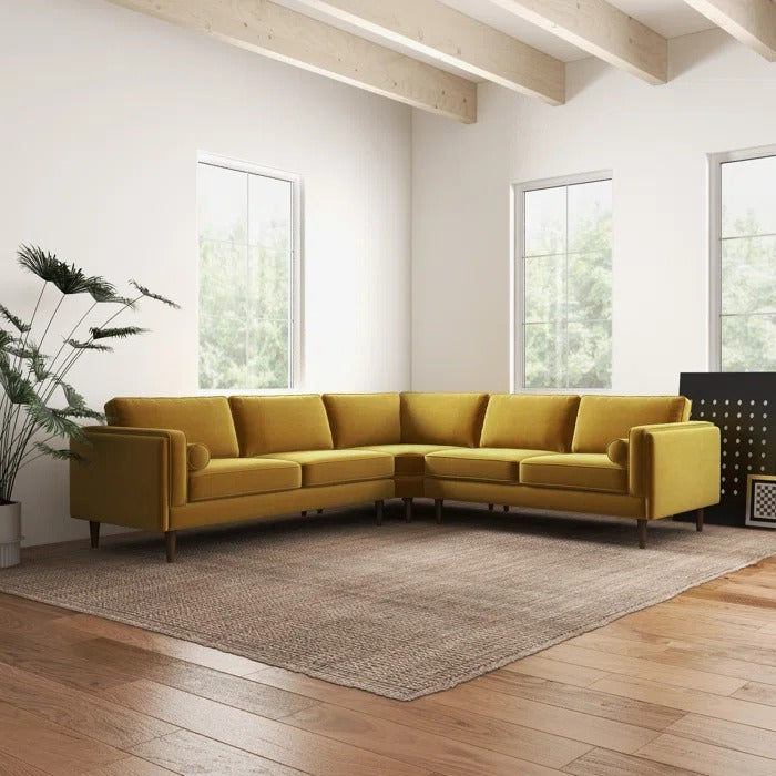 L Shape Sofa Set: Symmetrical Corner Sectional Sofa