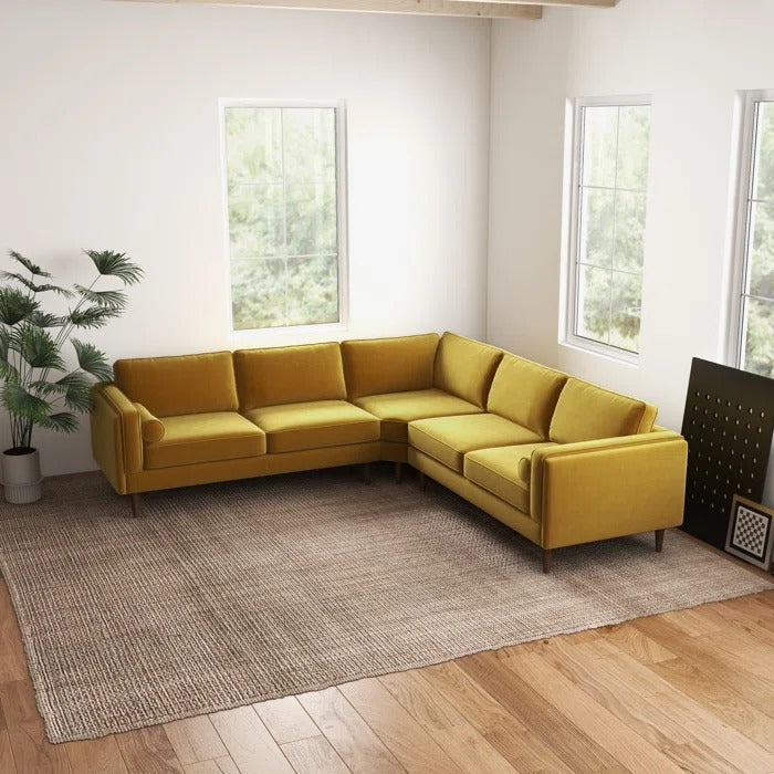 L Shape Sofa Set: Symmetrical Corner Sectional Sofa