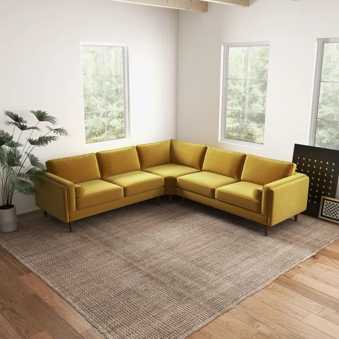 L Shape Sofa Set: Symmetrical Corner Sectional Sofa