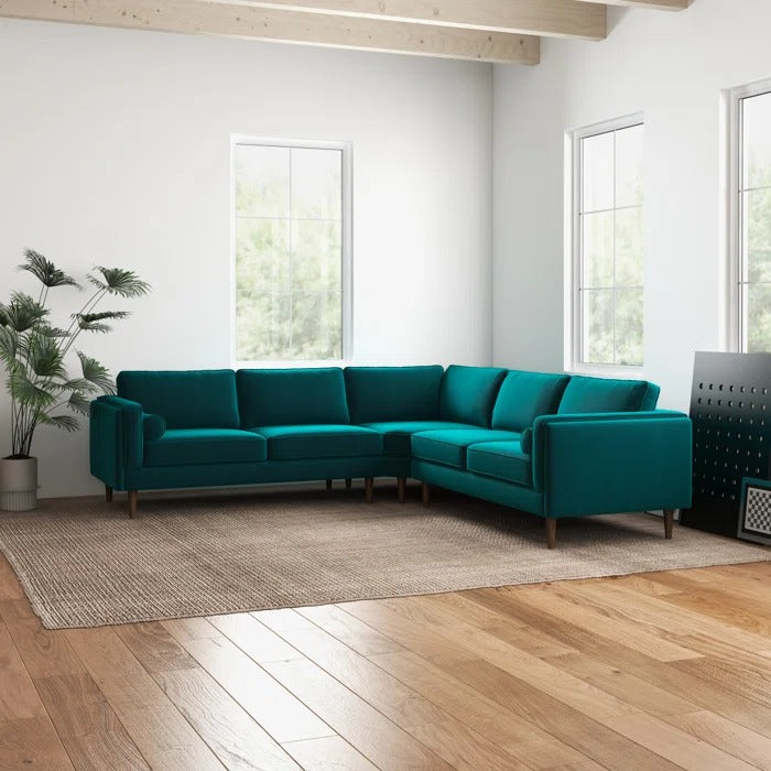 L Shape Sofa Set: Symmetrical Corner Sectional Sofa