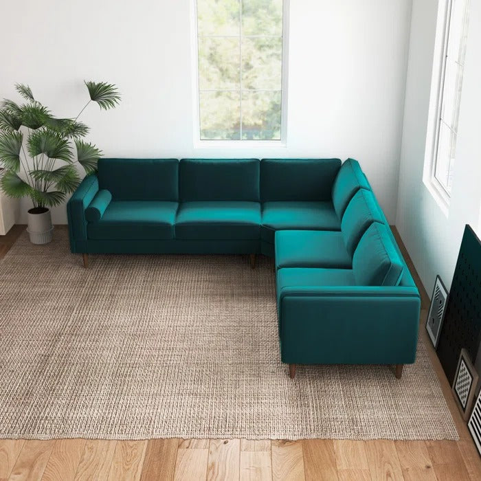 L Shape Sofa Set: Symmetrical Corner Sectional Sofa