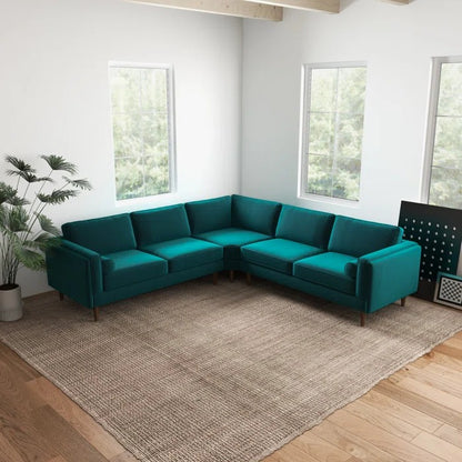 L Shape Sofa Set: Symmetrical Corner Sectional Sofa