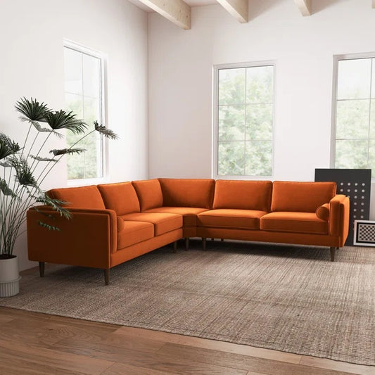 L Shape Sofa Set: Symmetrical Corner Sectional Sofa