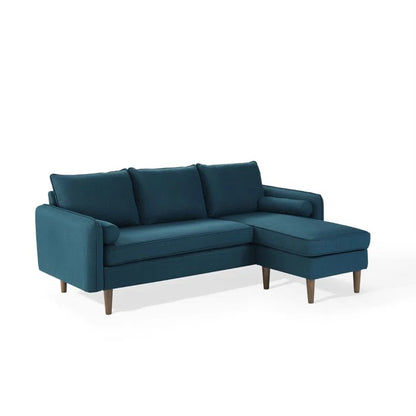 L Shape Sofa Set: Upholstered Fabric Right or Left Sectional Sofa Sectional Sofa