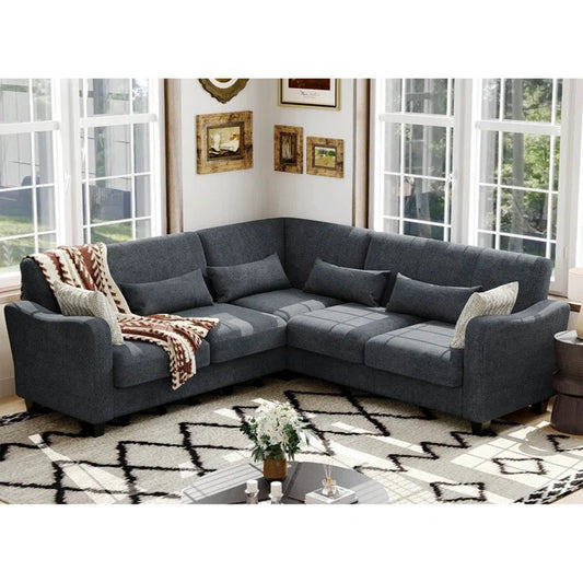 L Shape Sofa Set: Versatile Small Sectional Sofa