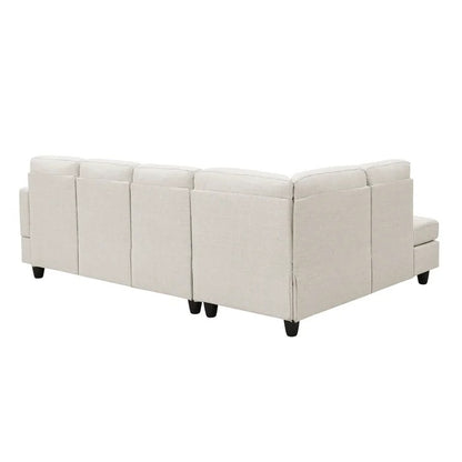 L Shaped Sofa Set: Sofa-and-Chaise Sectional