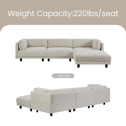 L Shape ofa Set:  Reversible Design Sofa