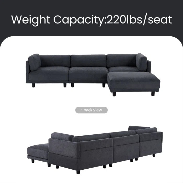 L Shape ofa Set:  Reversible Design Sofa