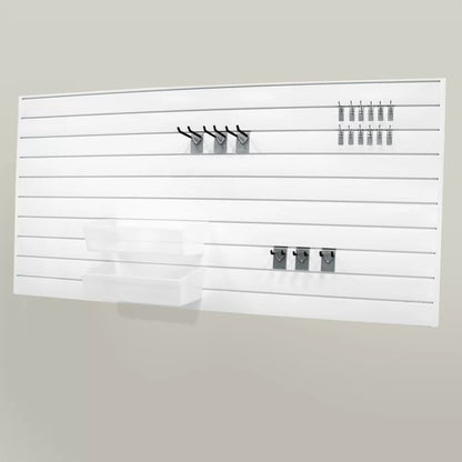 Peg Board: 48'' H x 96'' W Kit with 24 Hooks Included