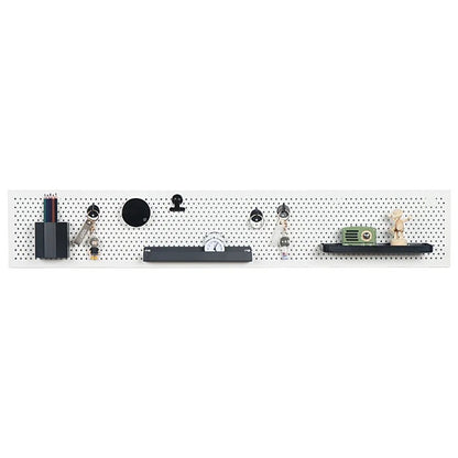 Peg Board: Black Frankfurt Metal Pegboard Desk Organizer