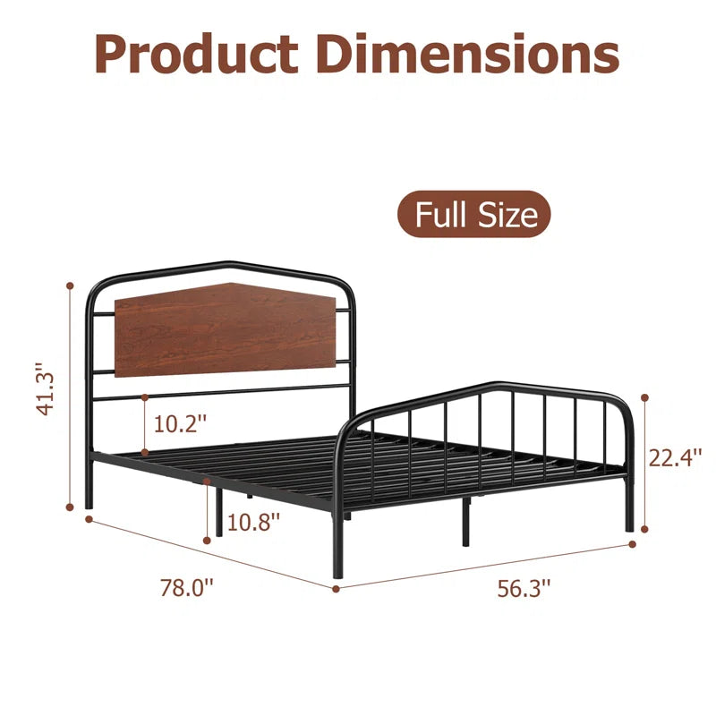 Poster Bed: Platform Bed Walnut