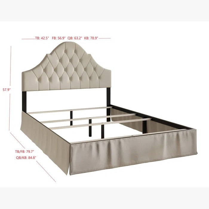 Queen Size Bed: Classic Aesthetic Queen Size Bed