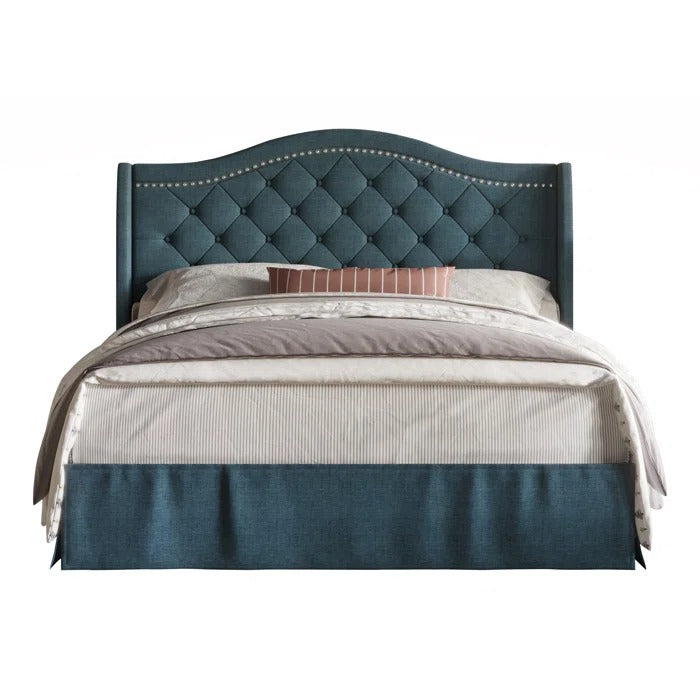 Queen Size Bed: Elegance Platform Bed
